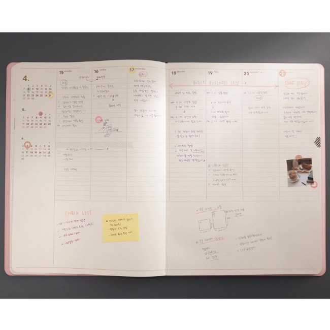 Weekly plan - 2019 Slim and wide A4 dated weekly planner