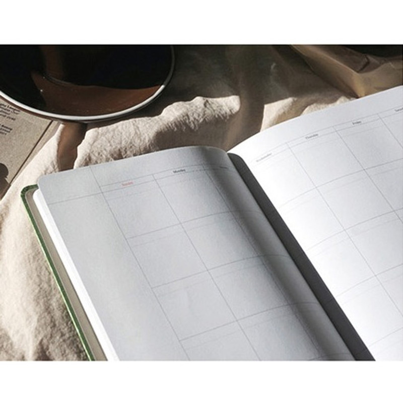 Monthly plan - The time planner large dateless weekly planner Monthly plan - The time planner large dateless weekly planner