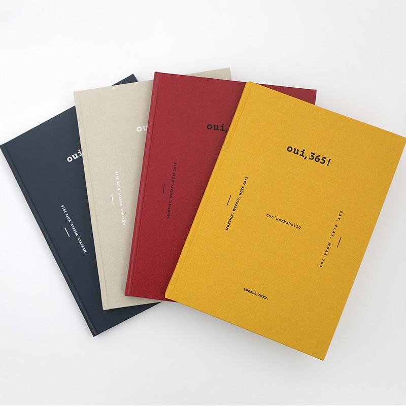 ROMANE 2019 Oui 365 for workaholic dated weekly planner