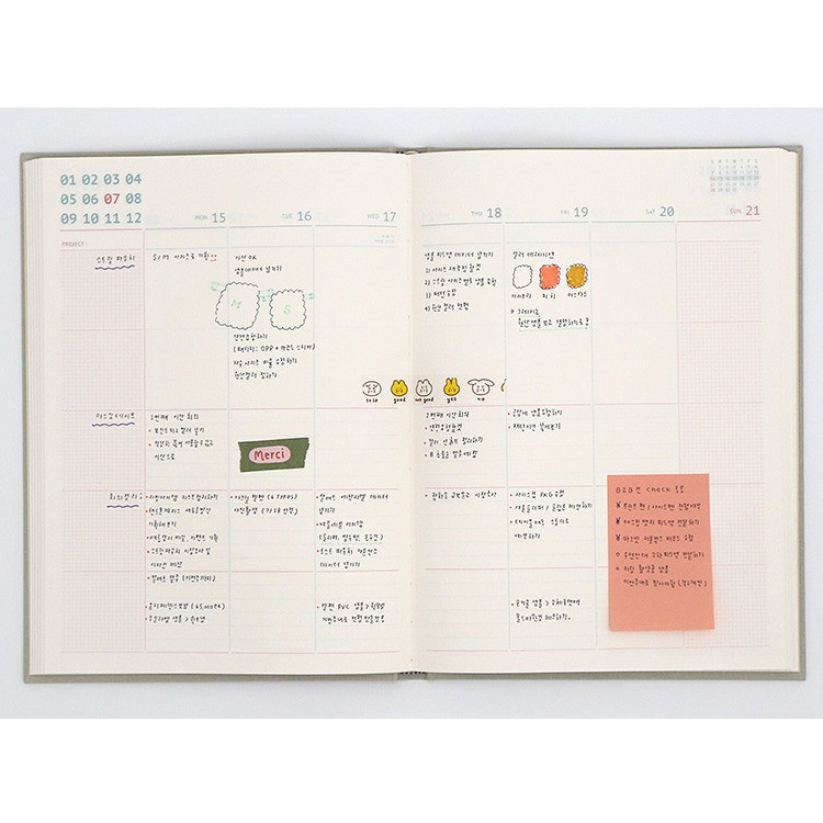 Weekly plan - ROMANE 2019 Oui 365 for workaholic dated weekly planner