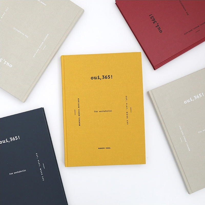 ROMANE 2019 Oui 365 for workaholic dated weekly planner