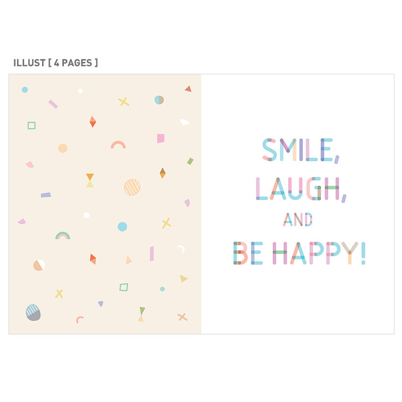 Illust - 2019 Smiley dated daily diary with tray Illust - 2019 Smiley dated daily diary with tray