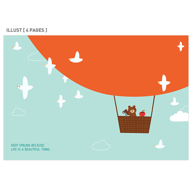 Illust - 2019 Smiley dated daily diary with tray Illust - 2019 Smiley dated daily diary with tray