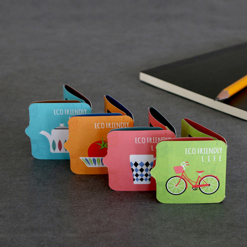 Eco friendly magnetic bookmark