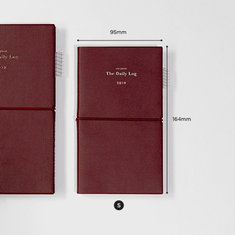 Size - 2019 The daily log small dated weekly planner Size - 2019 The daily log small dated weekly planner