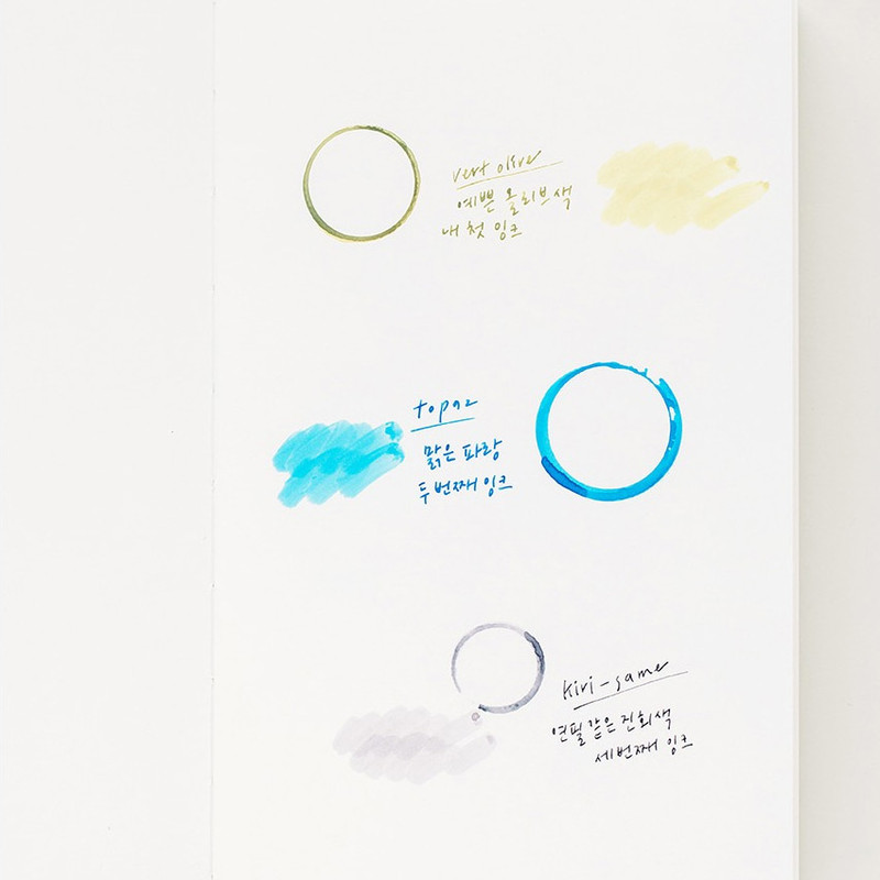 Meaningful time record plain drawing notebook