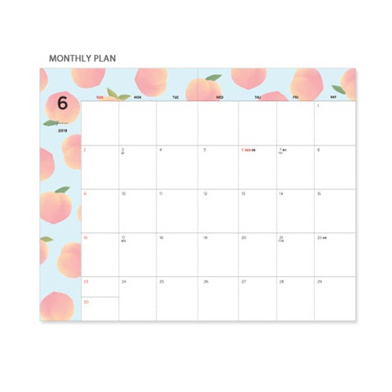 Monthly plan - 2019 Lovable small dated weekly planner Monthly plan - 2019 Lovable small dated weekly planner