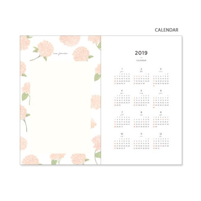 Calendar - 2019 Lovable small dated weekly planner Calendar - 2019 Lovable small dated weekly planner