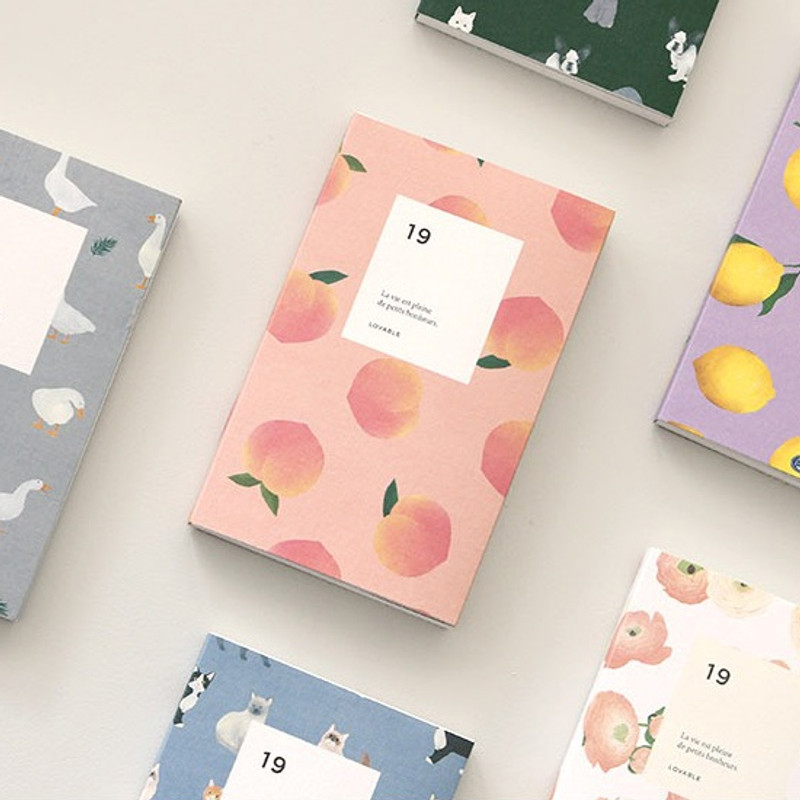 Gunmangzeung 2019 Lovable small dated weekly planner scheduler Gunmangzeung 2019 Lovable small dated weekly planner scheduler