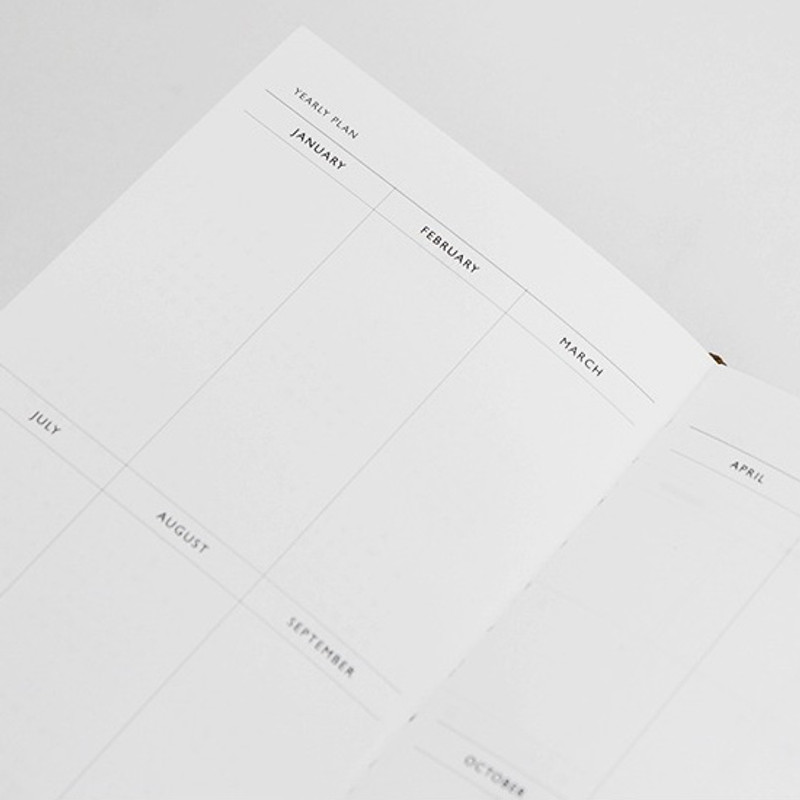 Yearly plan - 2019 Monologue medium dated weekly diary
