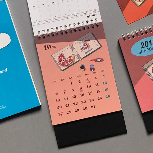 2019 Today illustration desk flip calendar