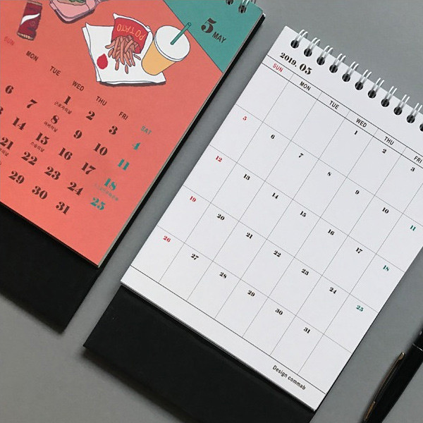 2019 Today illustration desk flip calendar