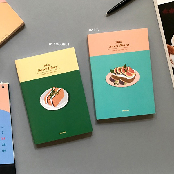 Option - 2019 Sweet illustration dated weekly scheduler