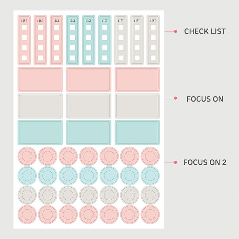 Sticker - 2019 My story large dated weekly planner scheduler