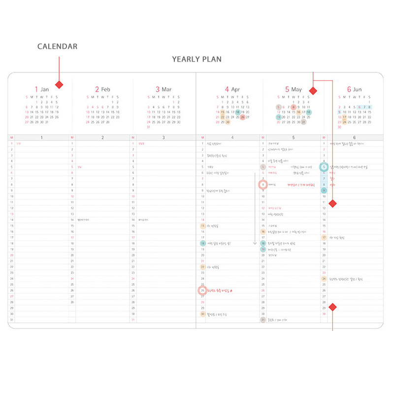 Yearly plan - 2019 My story large dated weekly planner scheduler