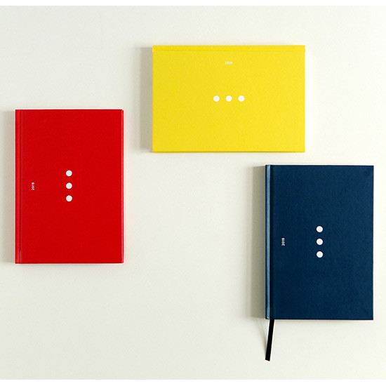 2019 Dot point dated weekly diary planner 
