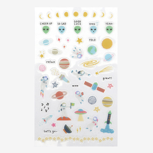 Daily transparent sticker - Universe