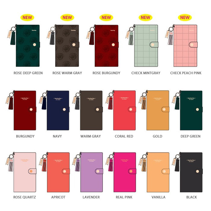 Color - 2019 Votre speciale medium dated weekly agenda with tassel