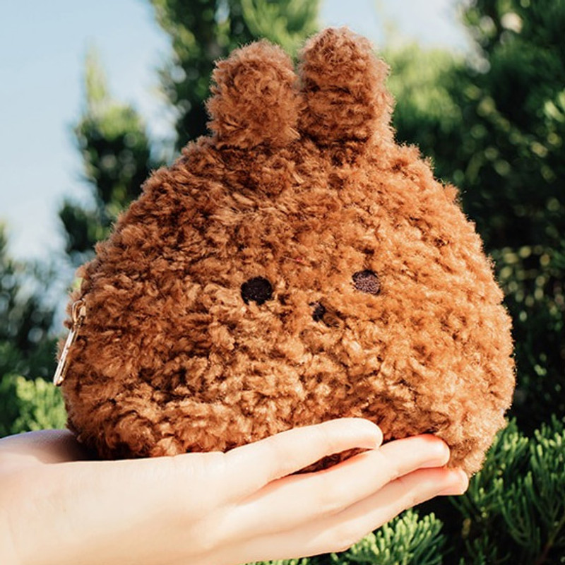 Livework Piyo popuree half moon zipper pouch Livework Piyo popuree half moon zipper pouch