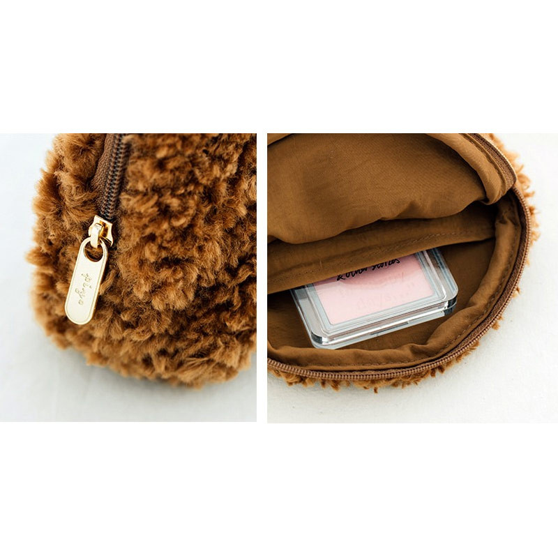 Livework Piyo popuree medium half moon zipper pouch Livework Piyo popuree medium half moon zipper pouch