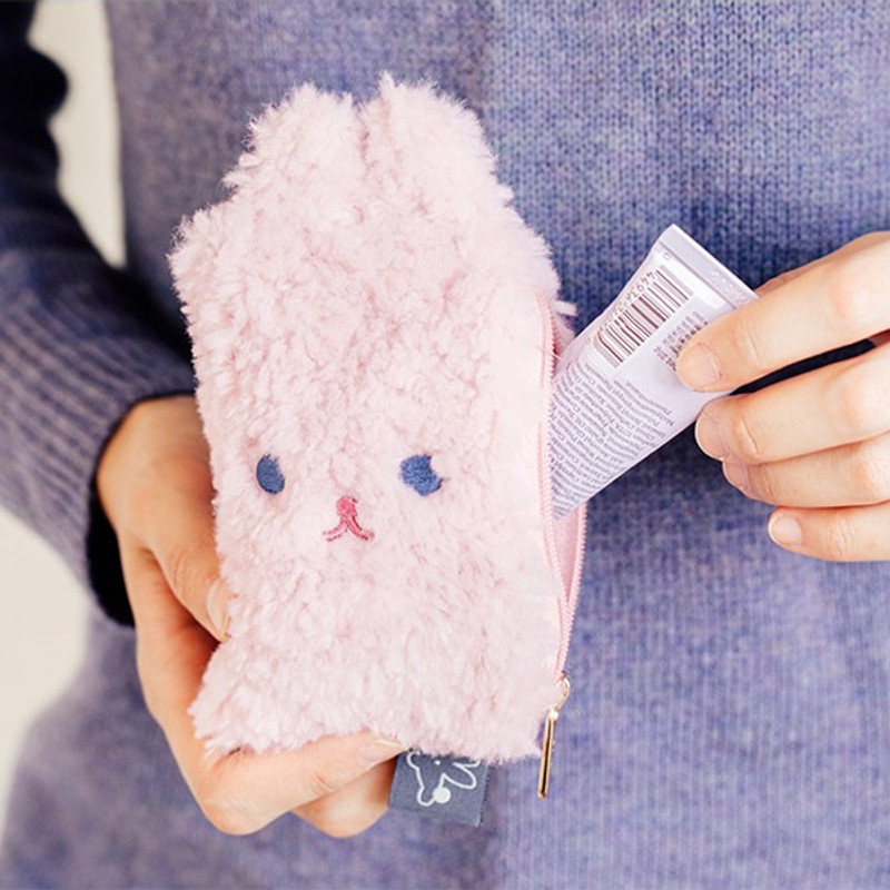 Livework Piyo popuree card case wallet zipper pouch Livework Piyo popuree card case wallet zipper pouch