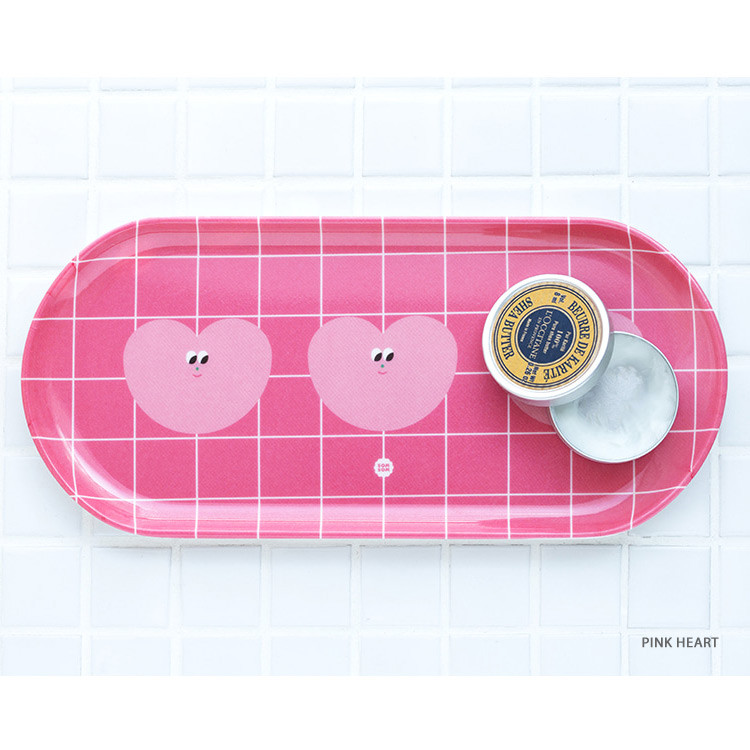 Pink heart - Livework Smart organizer basic pencil pen tray