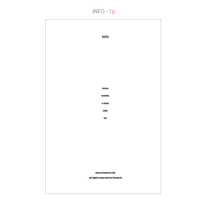 info - Livework 2019 Life and pieces dated daily diary agenda