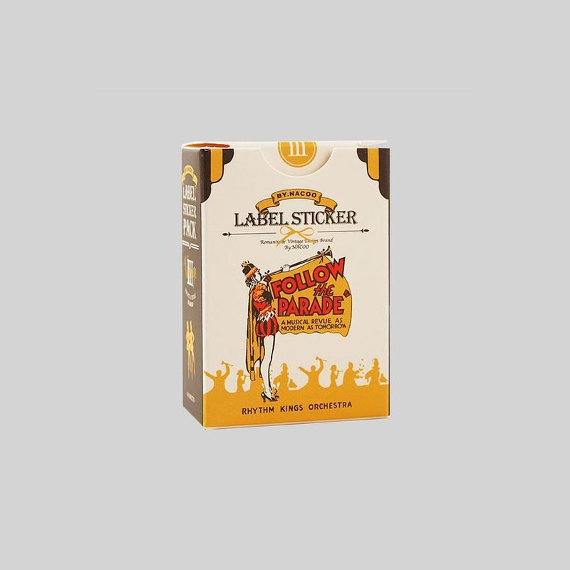 NACOO Vintage 3 Label Sticker Pack