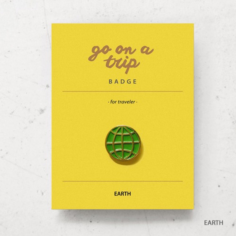 Earth - gyou Go on a trip badge Earth - gyou Go on a trip badge