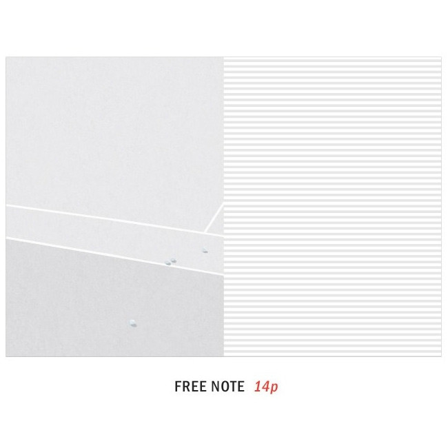 Free note - ICONIC Mini A6 size cash book planner