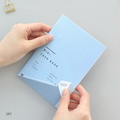 Sky - ICONIC Mini A6 size cash book planner