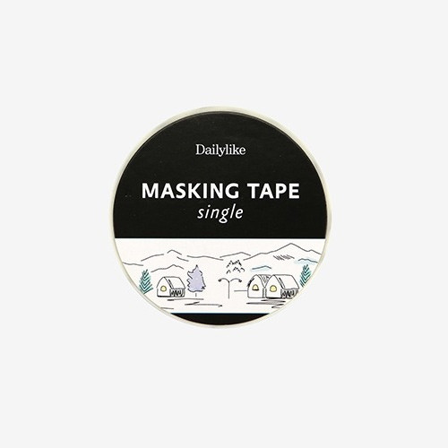 Dailylike Silence town single roll washi masking tape