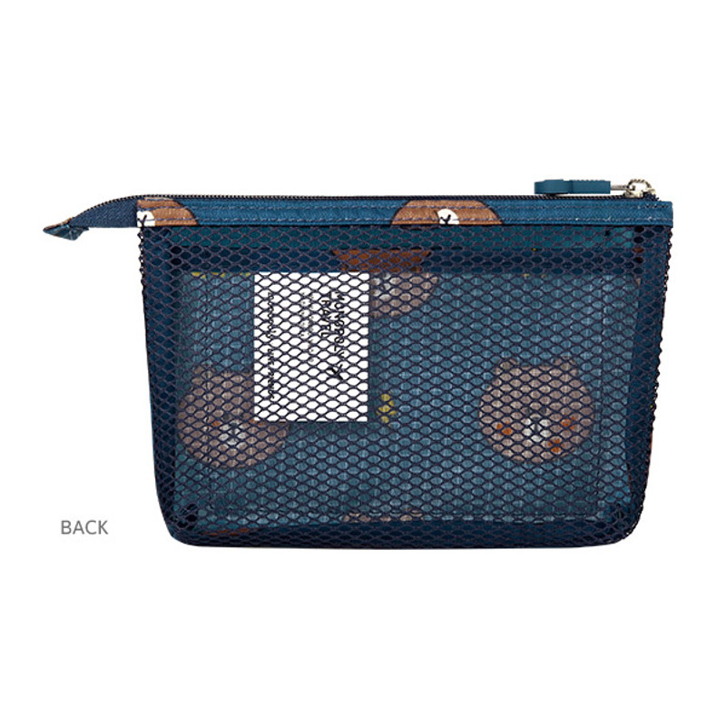 Back - Line friends travel mesh small pocket pouch