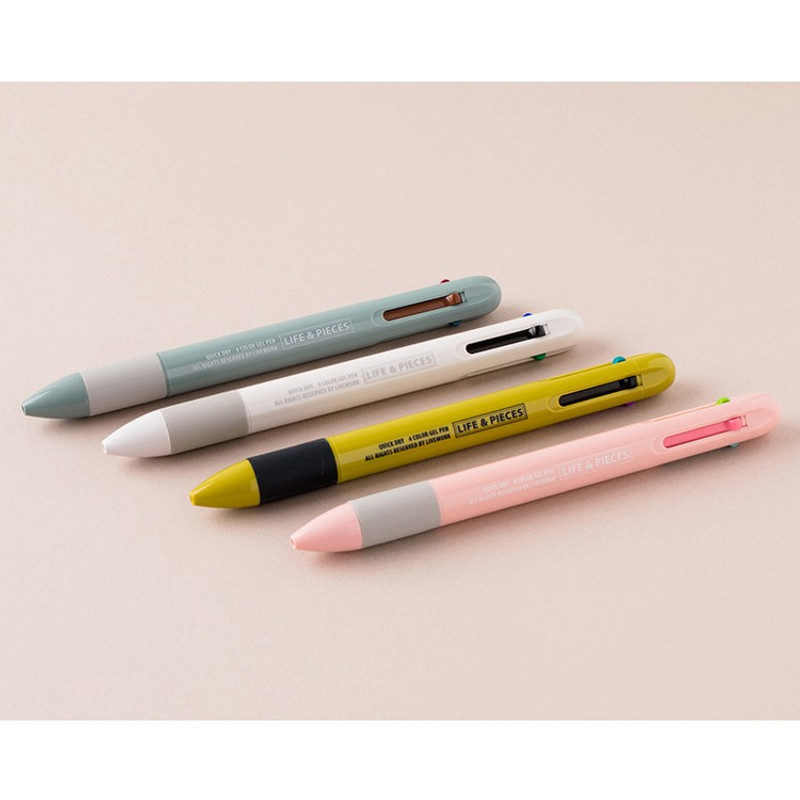 Life and pieces 4 in 1 multi gel pen 0.4 mm
