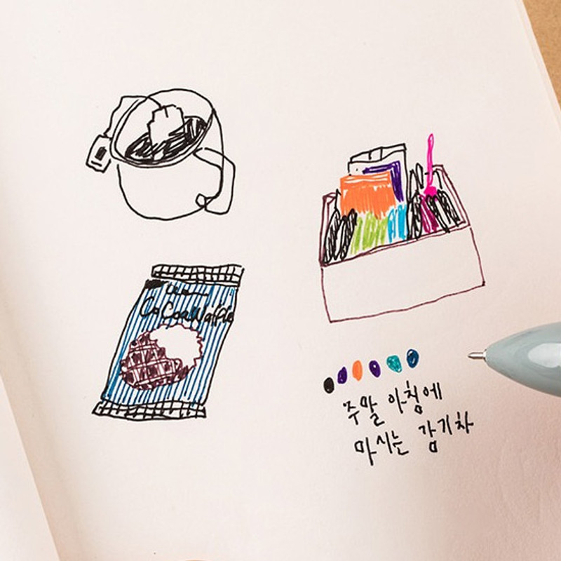 Livework Life and pieces 0.4mm gel ink pen refill set