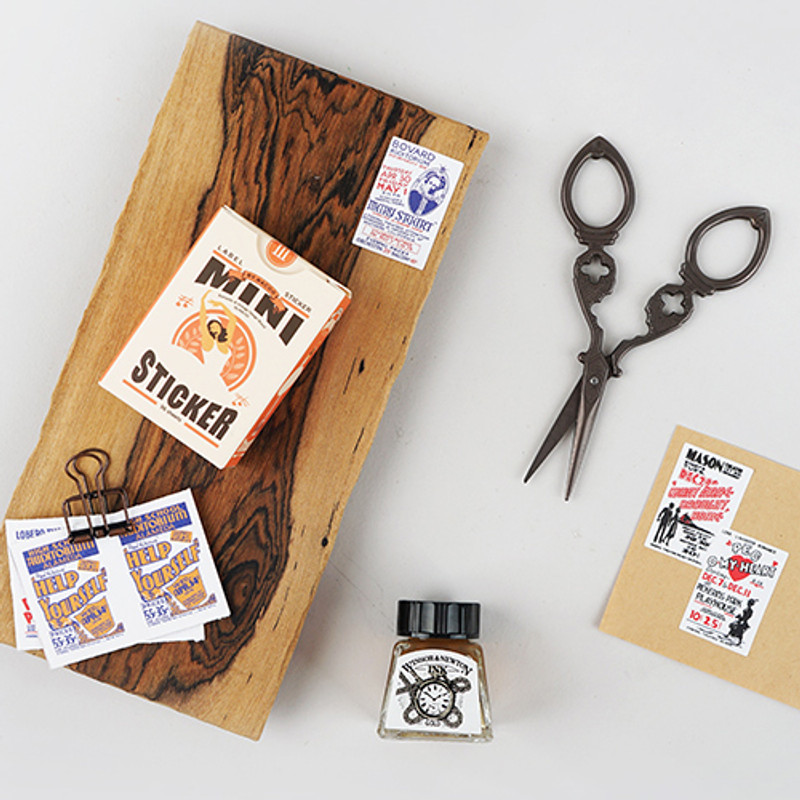 Usage example of NACOO Vintage 3 Mini Label Sticker Pack Usage example of NACOO Vintage 3 Mini Label Sticker Pack