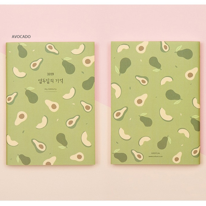 Avocado - Ardium 2019 Memory dated daily agenda planner