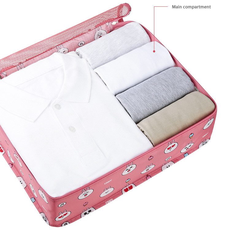 Main compartment - Line friends large travel packing cube organizer bag (2018)
