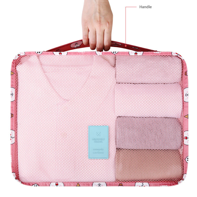 Handle - Line friends large travel packing cube organizer bag (2018)