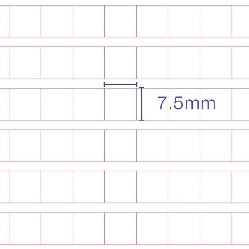 Grid size - Ardium 400 Squared manuscript paper notepad
