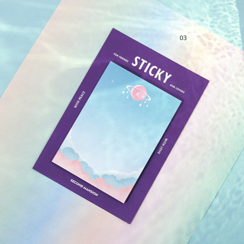 03 - Moonlight sticky it memo note