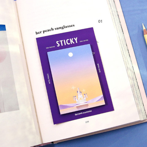 01 - Moonlight sticky it memo note
