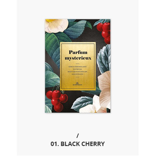 01 Black cherry - Second Mansion Perfume dateless weekly planner