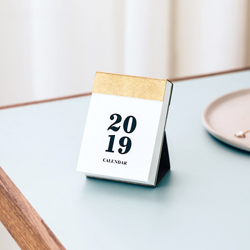 Livework 2019 Every day small tear off desk calendar