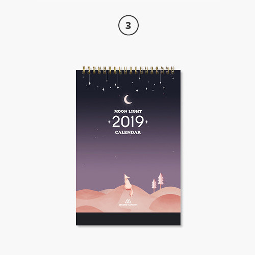 Option - Second mansion 2019 Moonlight desk calendar