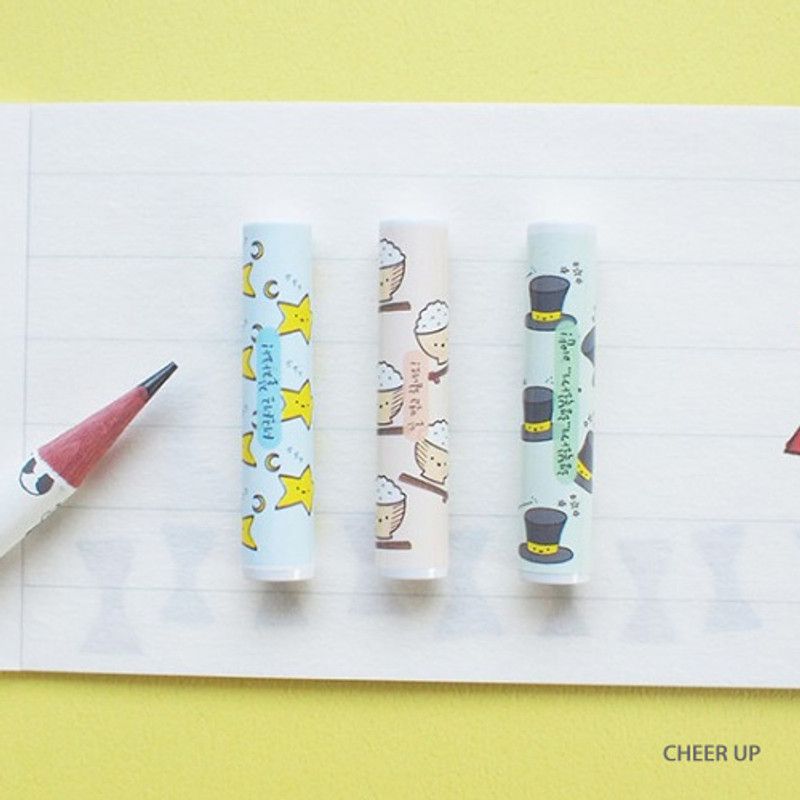 Cheer up - Hello Today Design pencil cap set