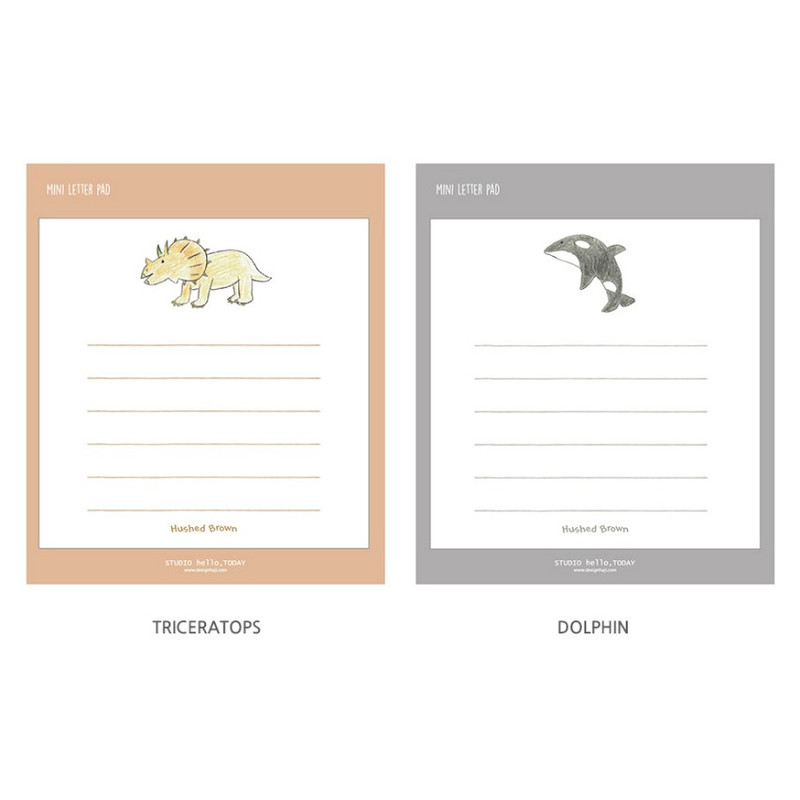 Option - Hello Today Hushed brown small lined memo notepad Option - Hello Today Hushed brown small lined memo notepad