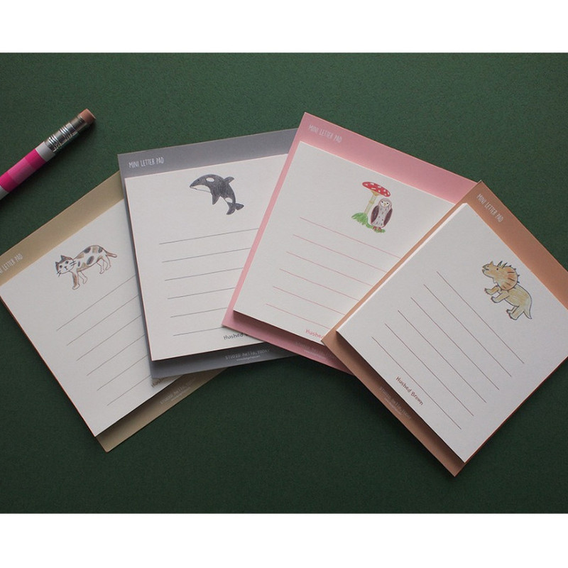 Hello Today Hushed brown small lined memo notepad Hello Today Hushed brown small lined memo notepad