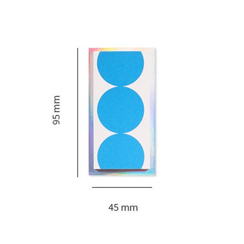 Size - Lucalab Neon three dots plain notepad