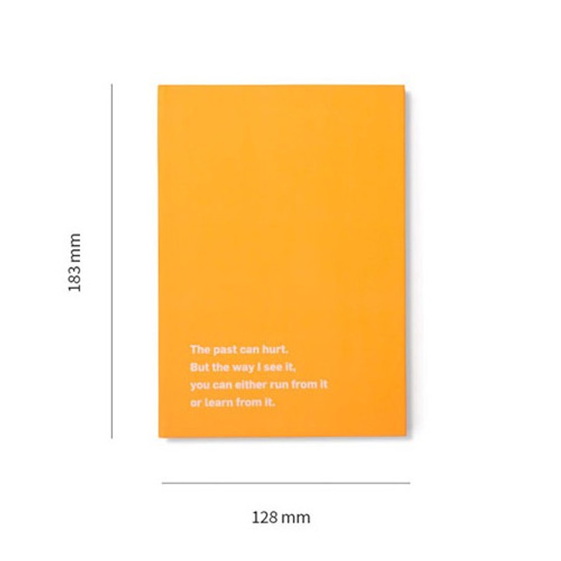 Size - Lucalab 12 months dateless weekly diary planner